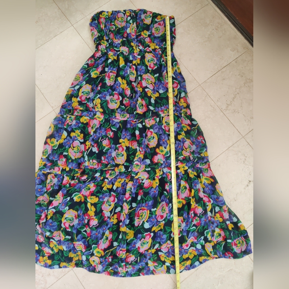 Anthropologie Somerset Maxi Dress Strapless Edition Large $178 NWOT 💠 - Picture 6 of 16